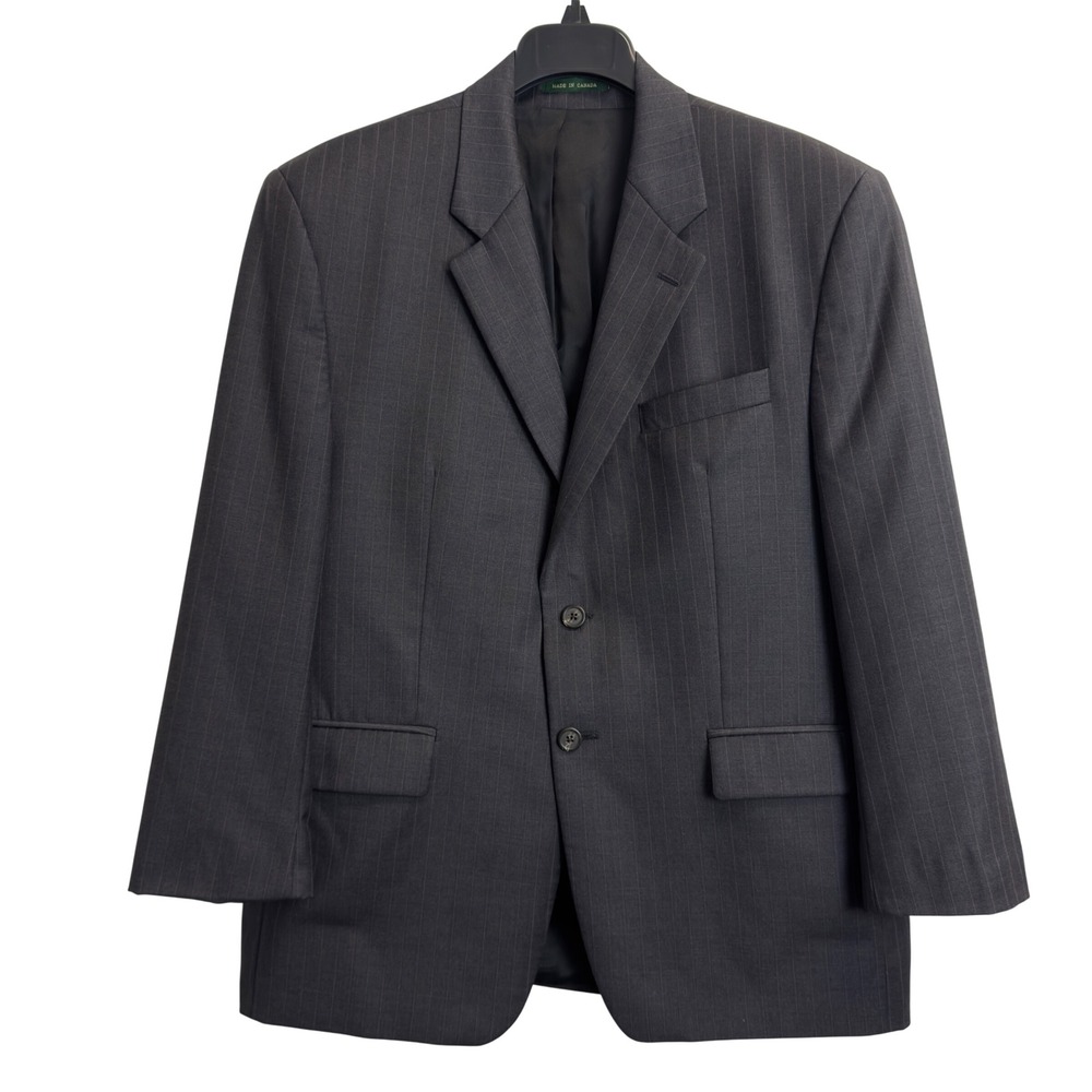 Lauren‎ Ralph Lauren Mens 42S Grey Pinstripe 100% Wool Blazer Sport Coat Canada
